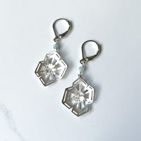Winter Geometry Drop Earrings
