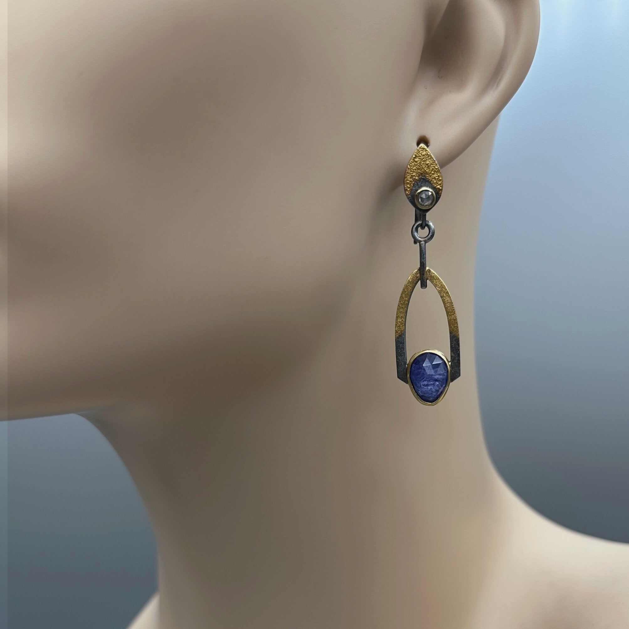 Tanzanite Pinnacle Earrings