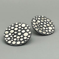 Disco Flat Shield Earrings