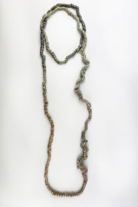 Rustic Long Strand Necklace