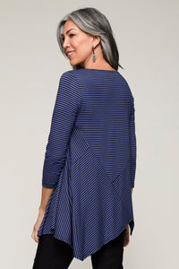 Periwinkle Blue Stripe