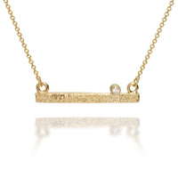 Granite Block Bar Necklace