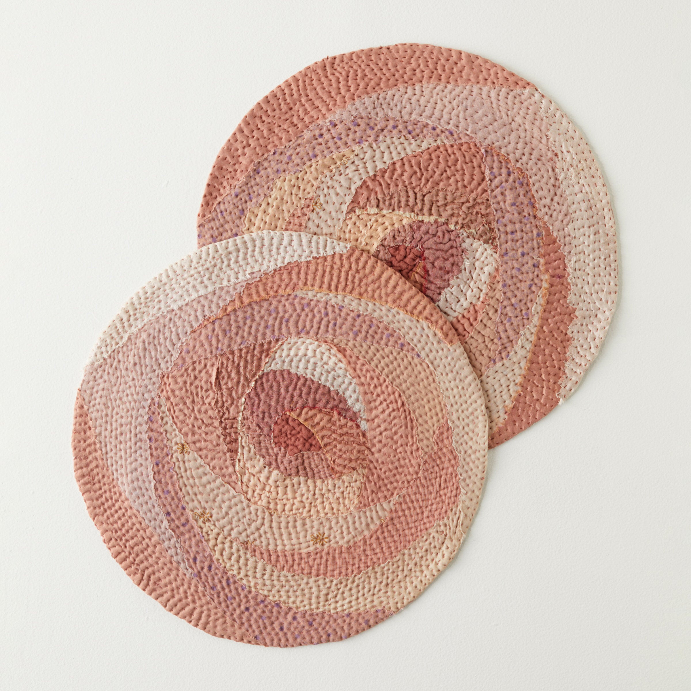Rose Kantha Placemat Set