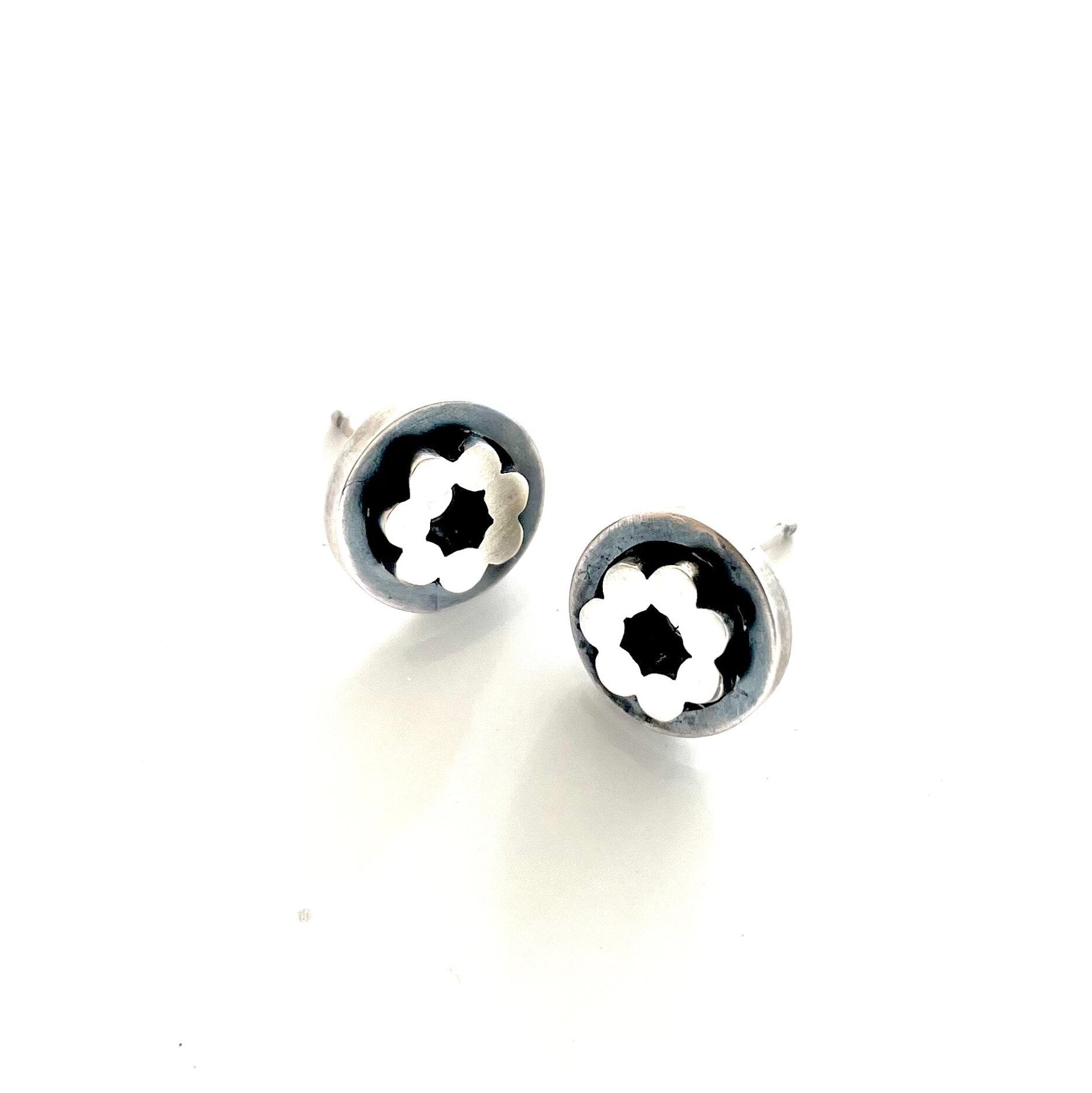 Silver Dot Earrings