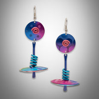 Pollock's Frolic Earrings