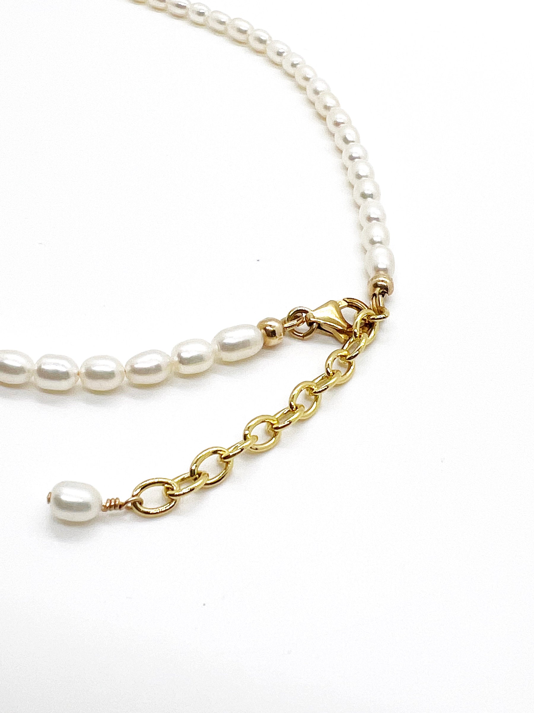 Geometric Freshwater Pearl Necklace