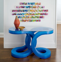 vessels by Hannie Goldgewicht, 2u hall table by John Wilbar