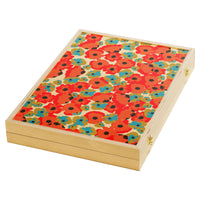 Poppy Red Backgammon Set