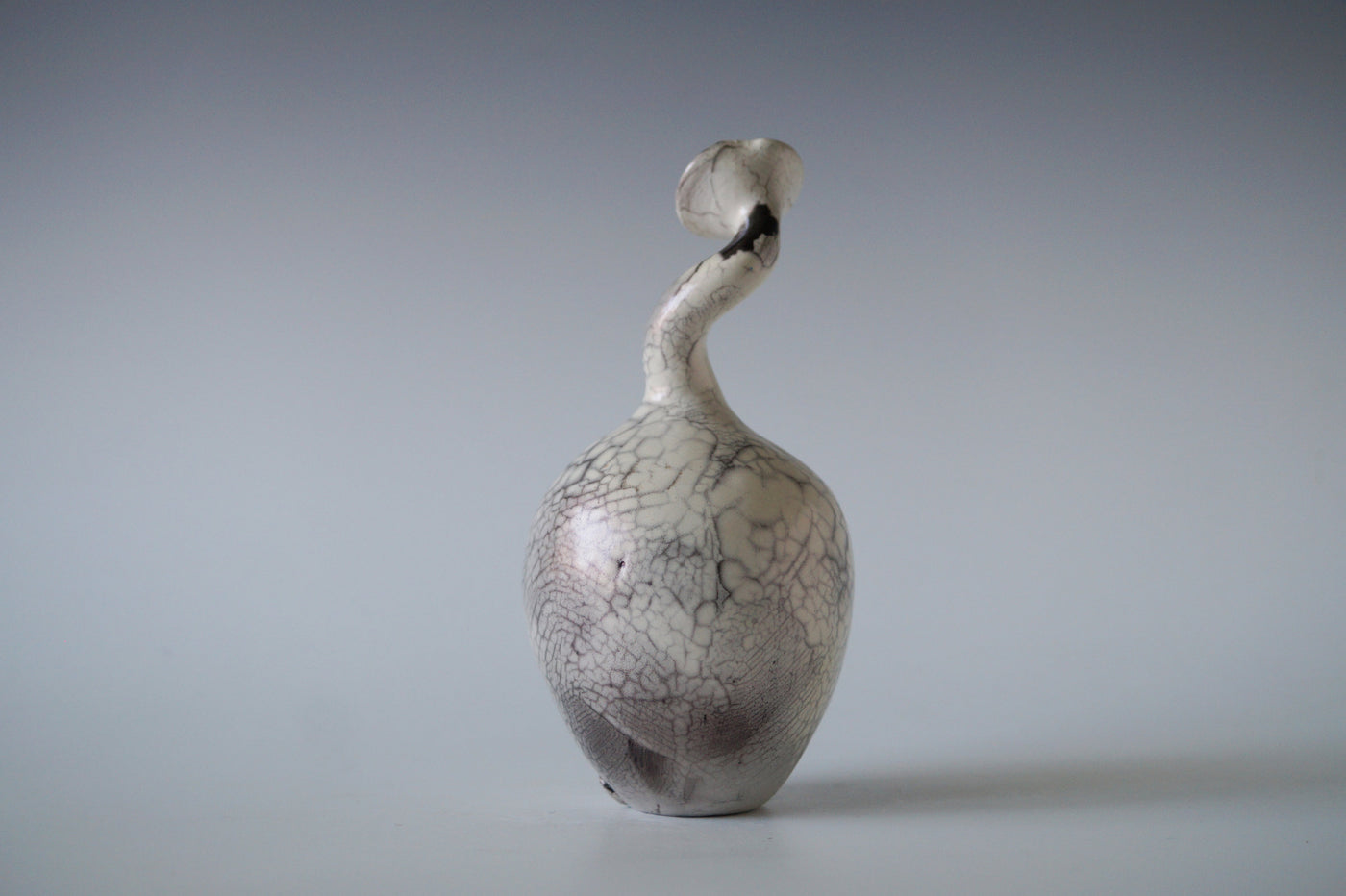 Ceramic Raku Vessel, Naked Raku Firing 13