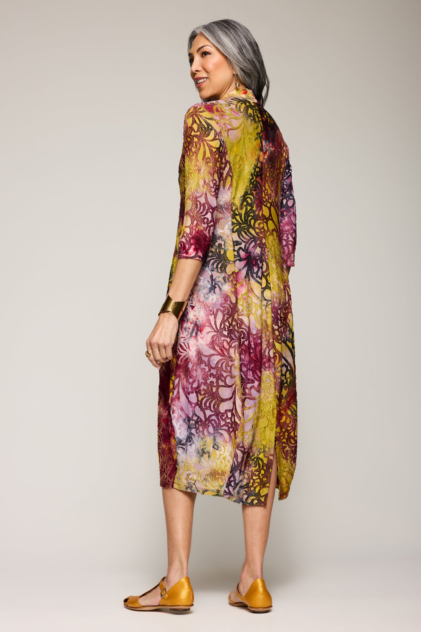 Burnout Sunset Dress