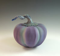 Matte Purple Ceramic Pumpkin