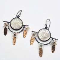 Protective Eye Chandelier Earrings