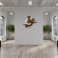 Midnight Kiss Centerpiece Clock
