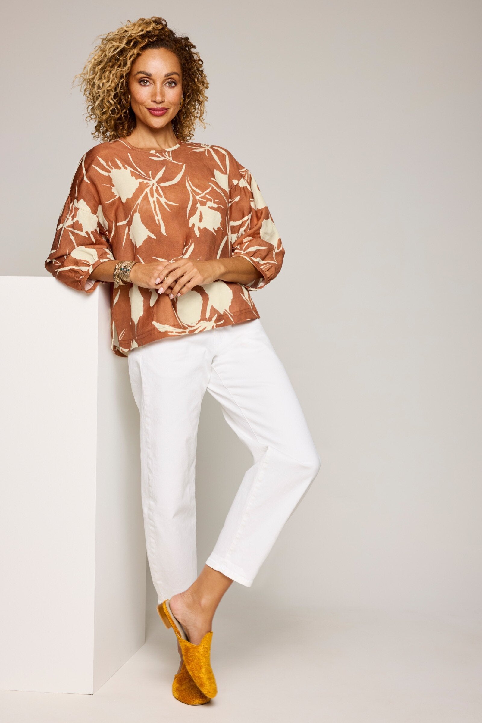Linen Aria Top