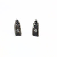 Gothic Arch Sapphire Earrings