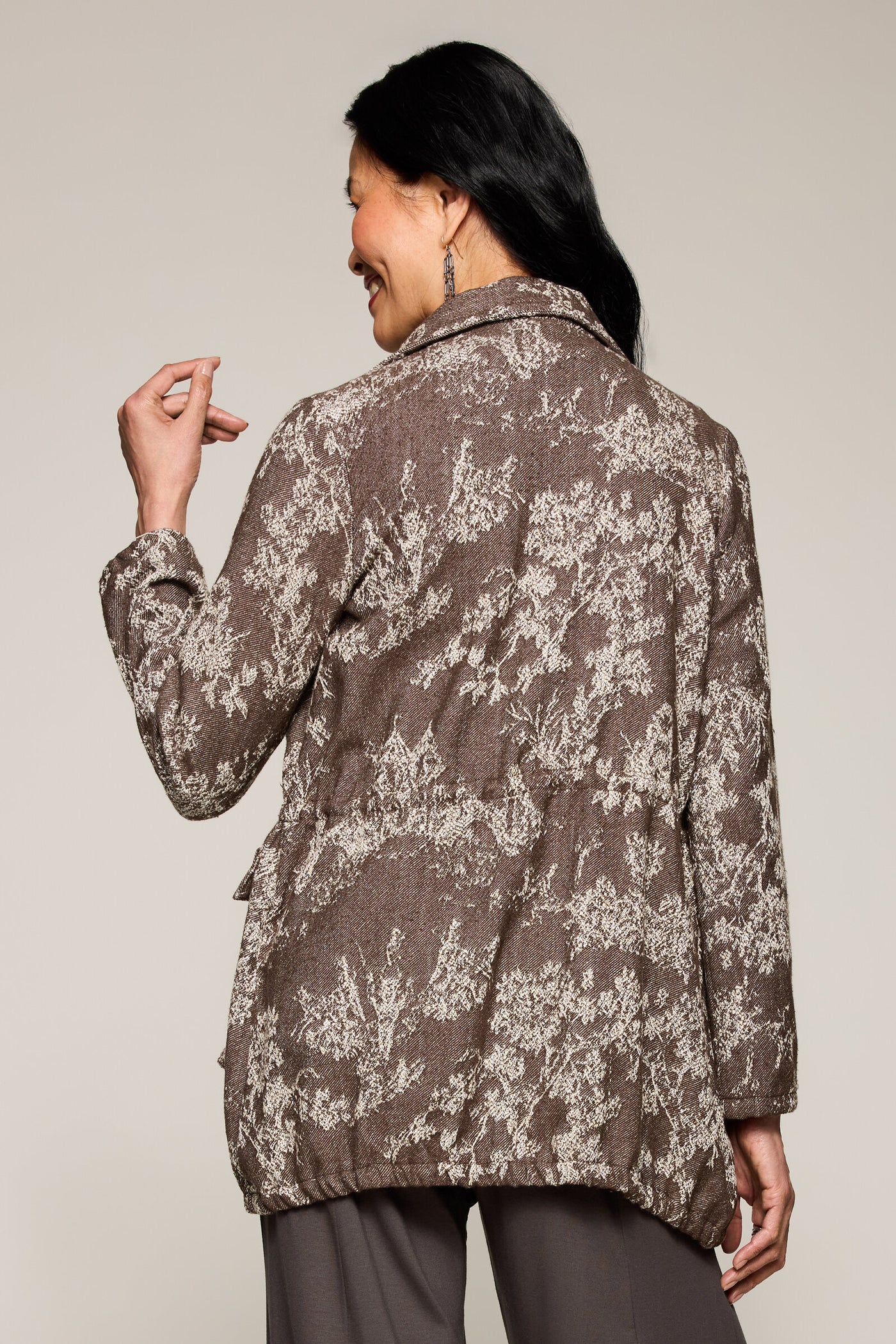 Blossom Jacquard Anorak Jacket