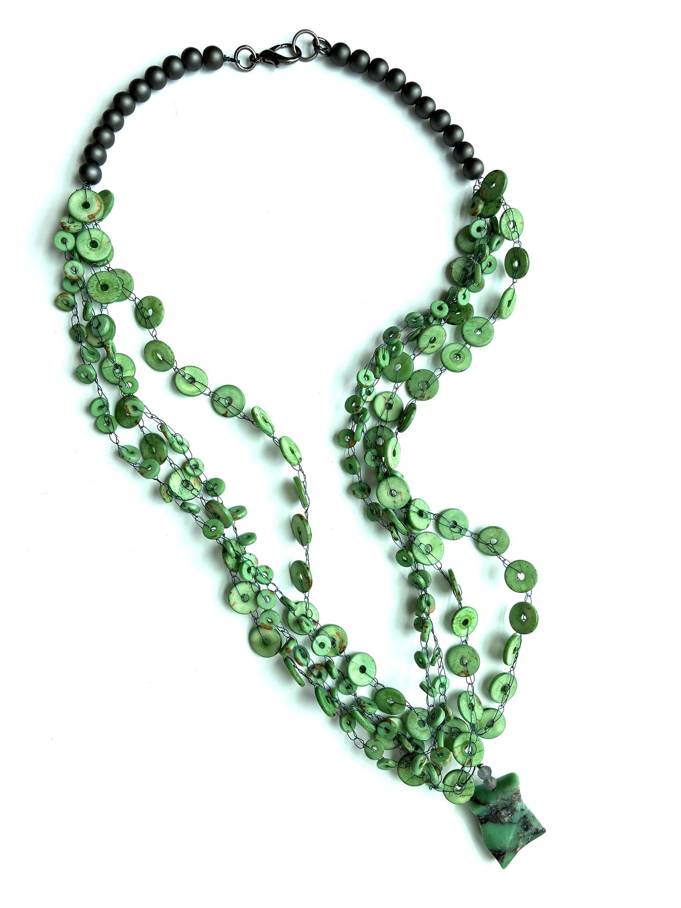 Chrysoprase Pendant Necklace
