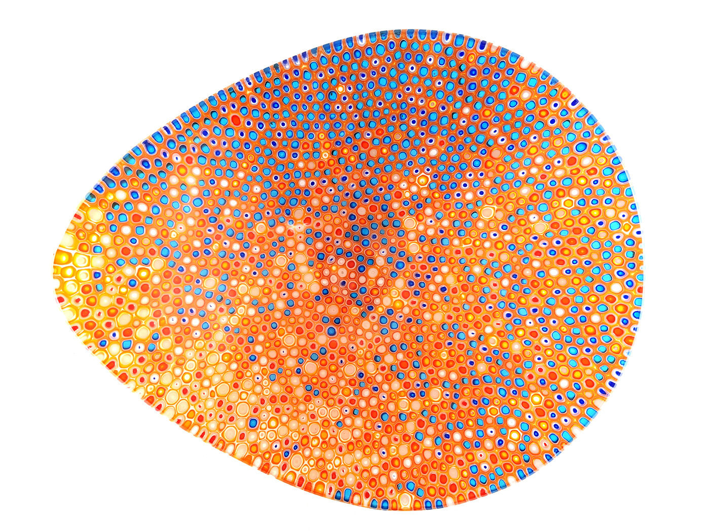 Nido 23 Summer Orange and Azure Bowl