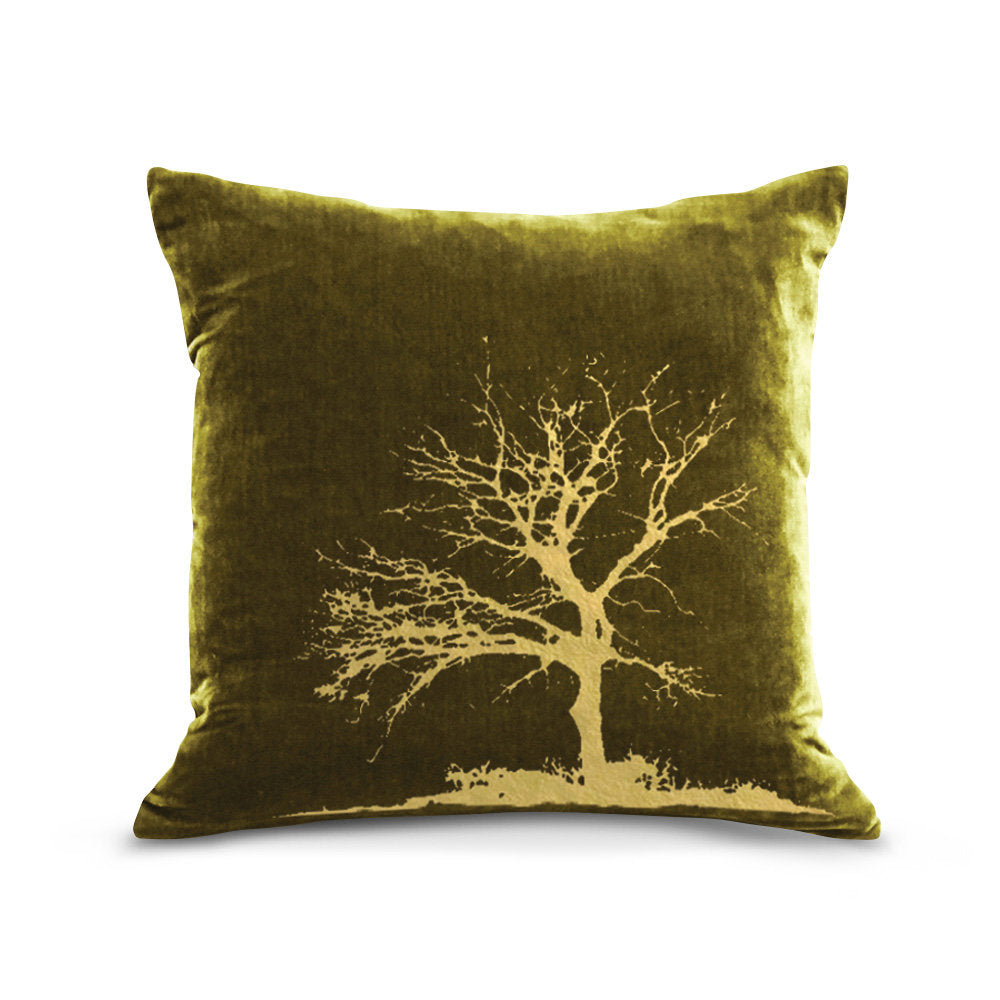 gold on moss