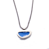 Blue & Yellow Flower Pendant