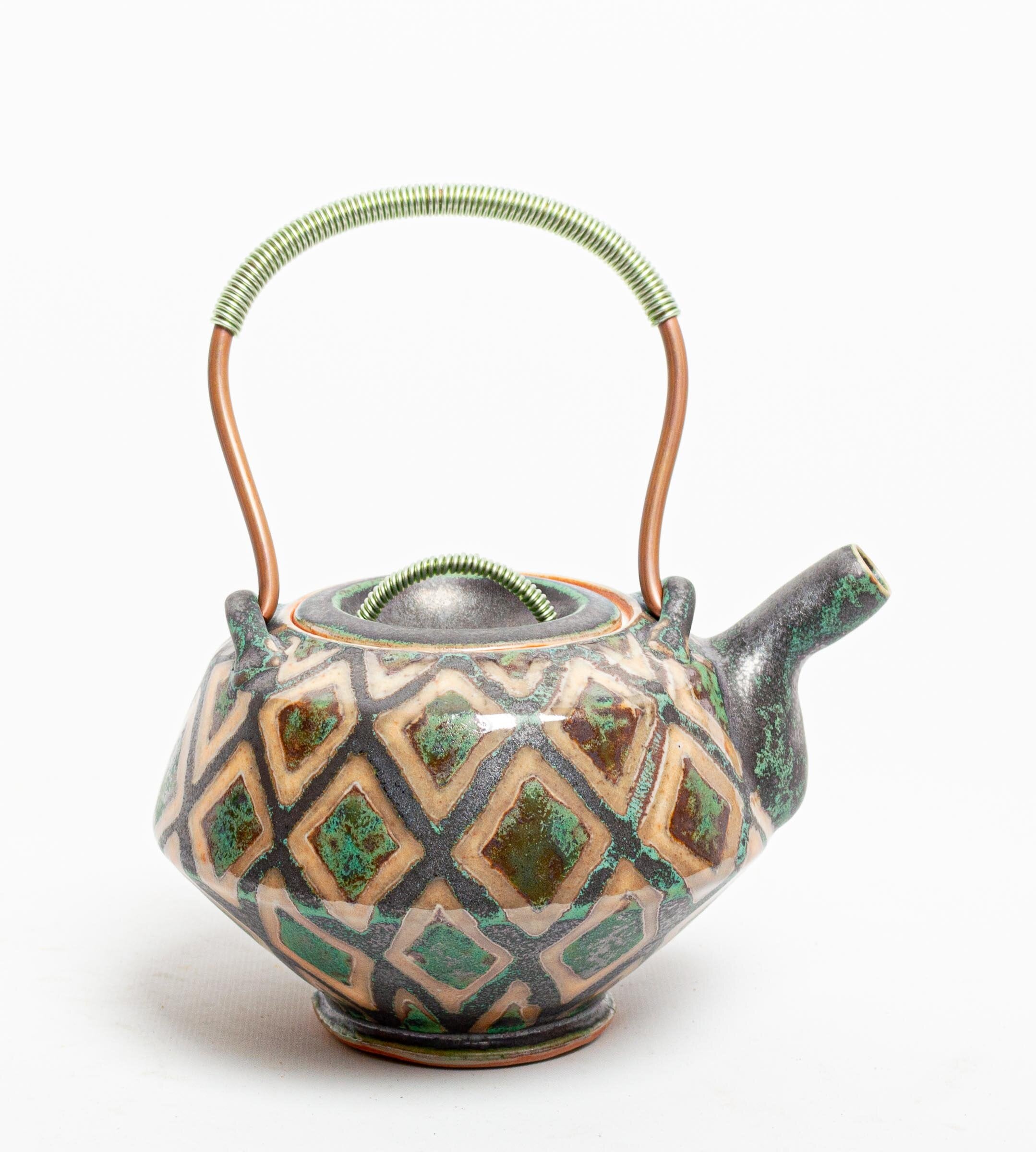 Geometric Two Cup Teapot