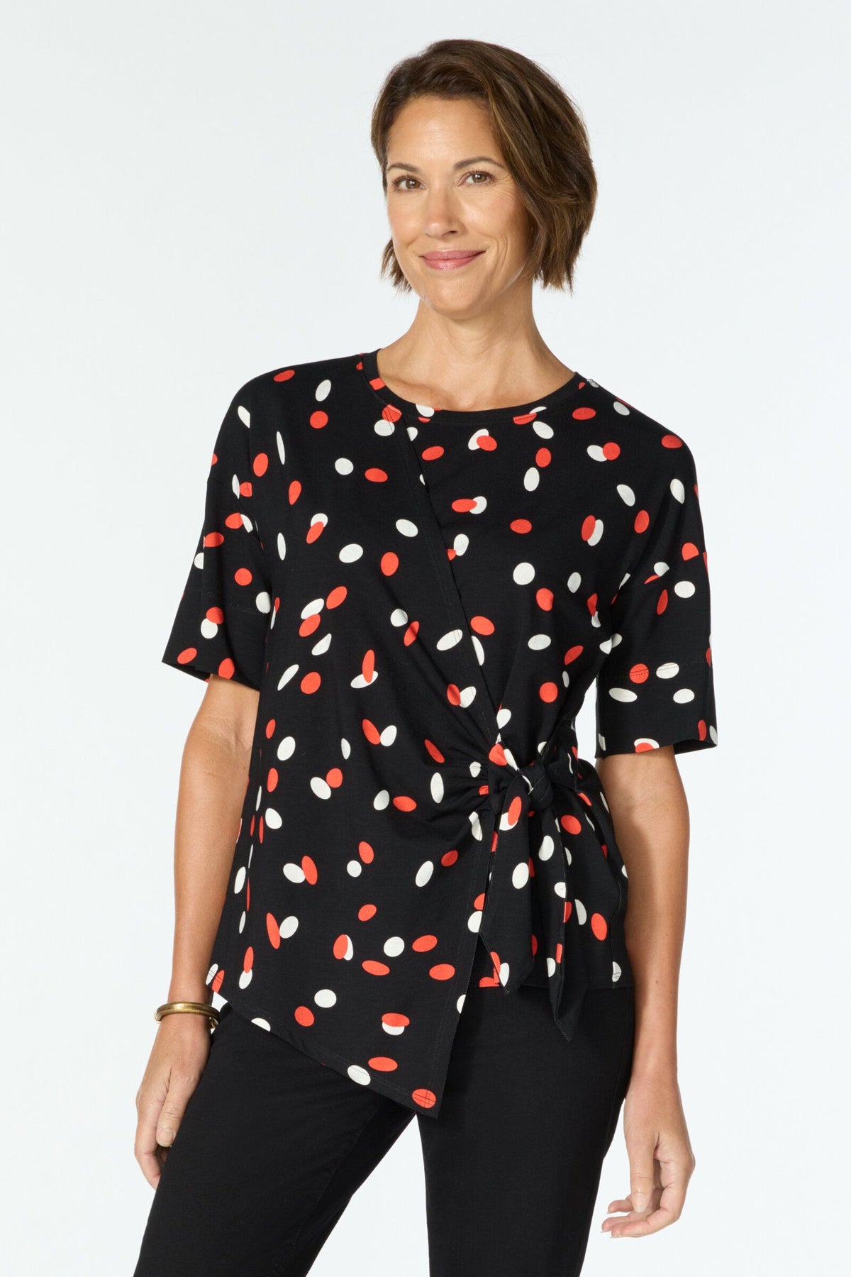Black/Red Dot