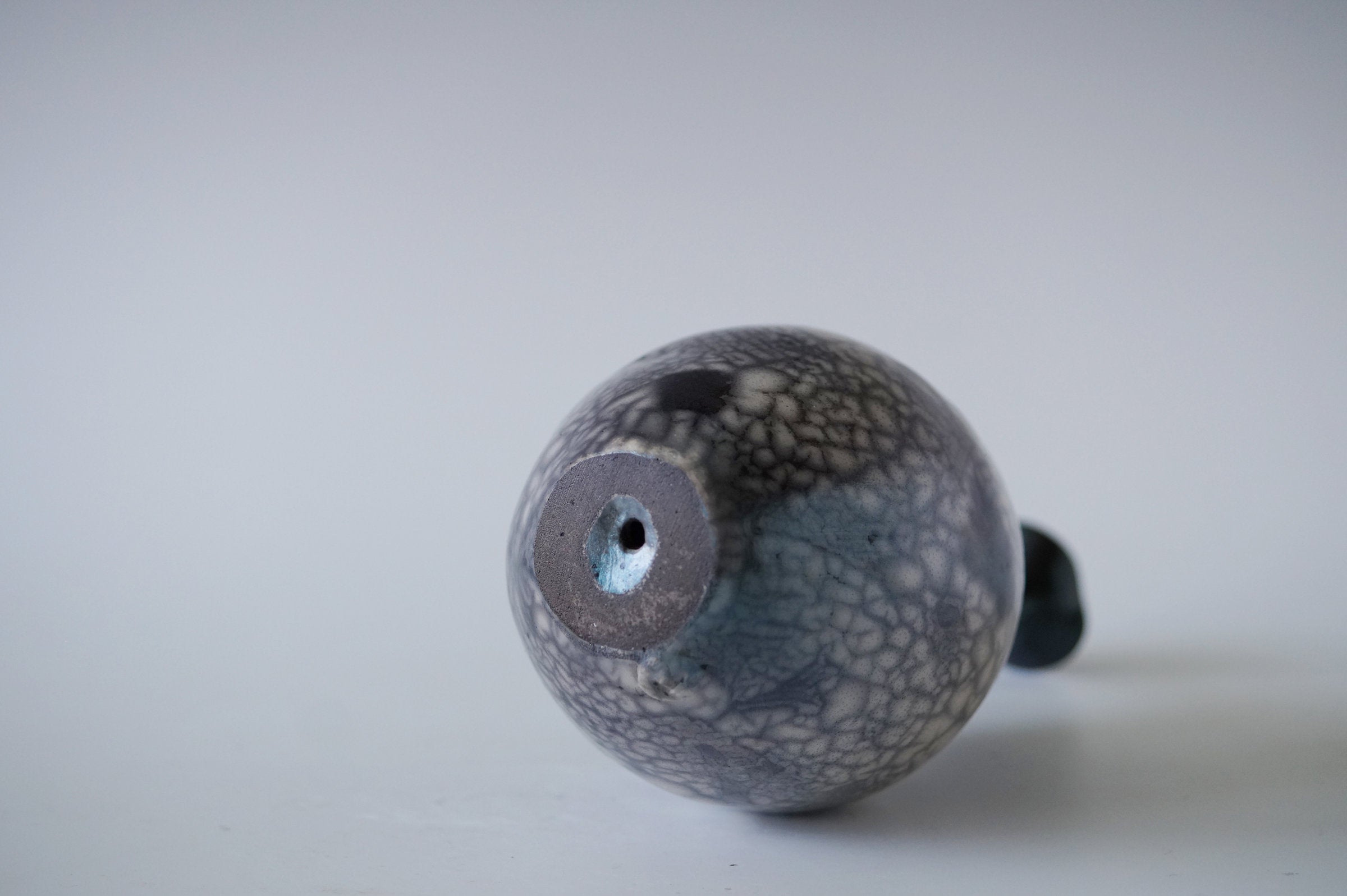 Ceramic Raku Vase, Naked Raku Firing