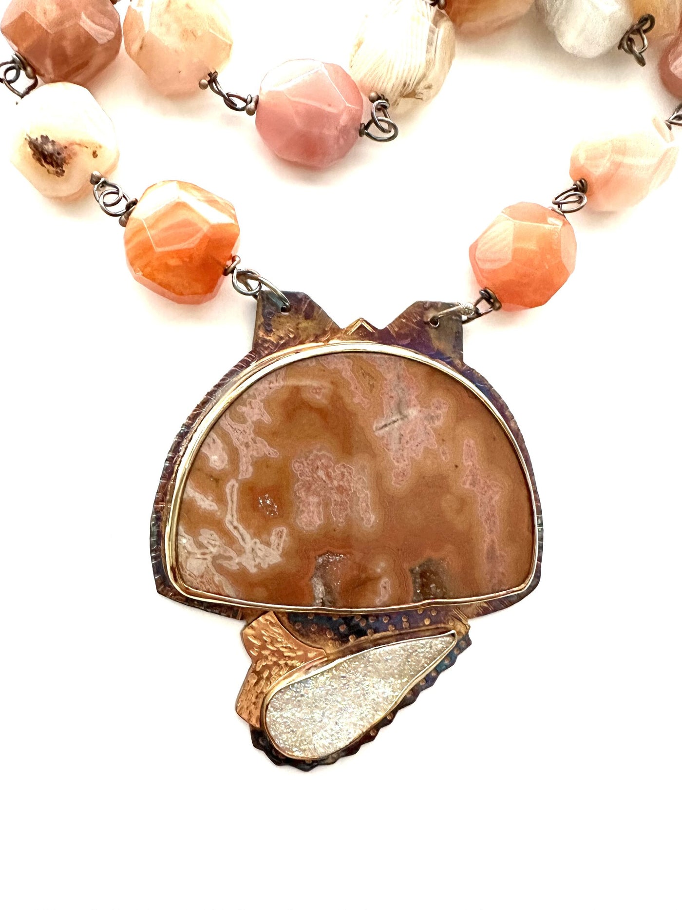 Warm Fall Sunset Necklace