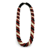 26"L, Red, White, & Black