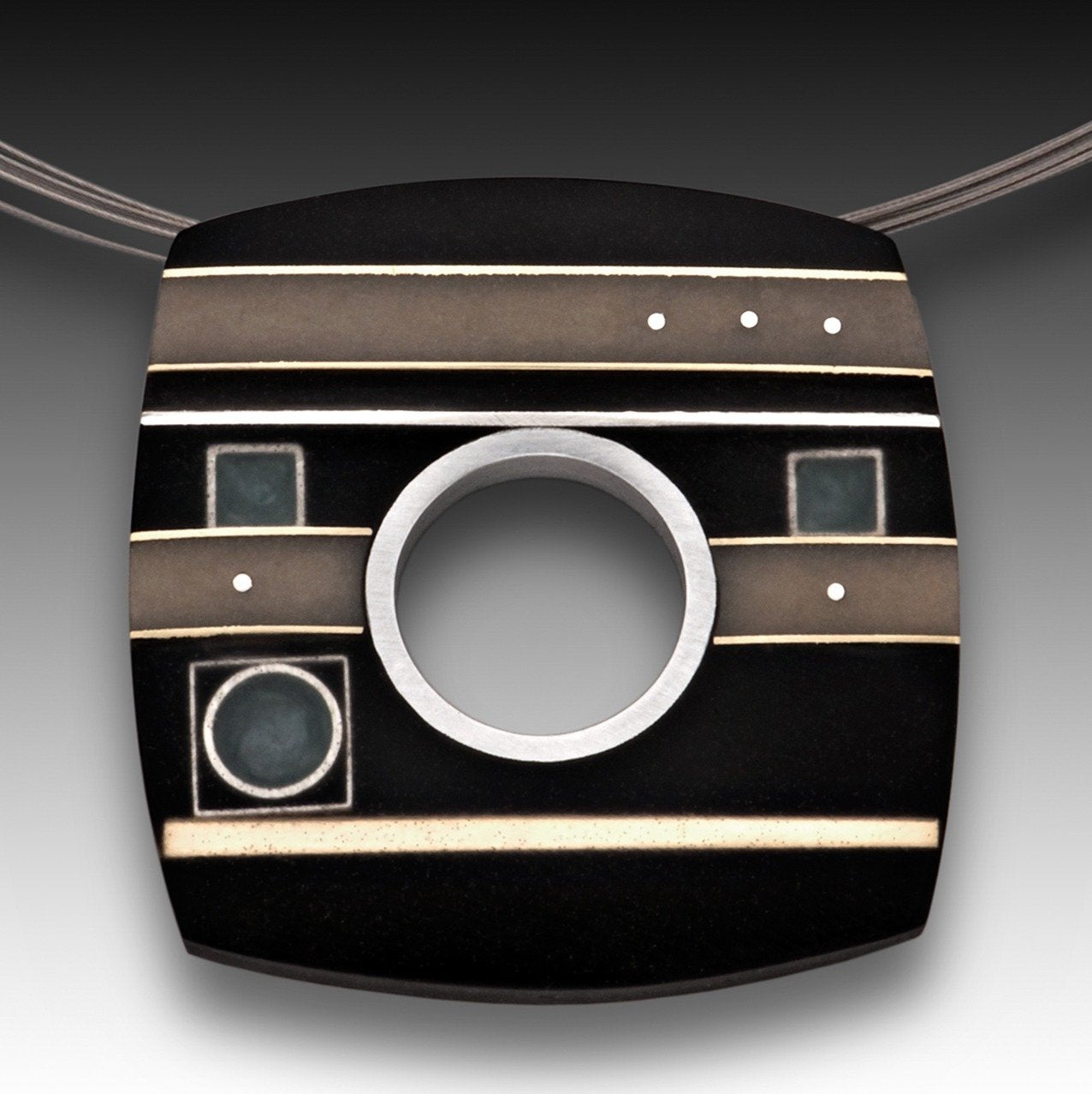 Nina Square Canal Pin/Pendant