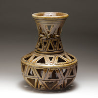 Triangle Pierced Vase