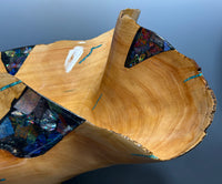 Juniper Canyon Vase with Dichroic Glass