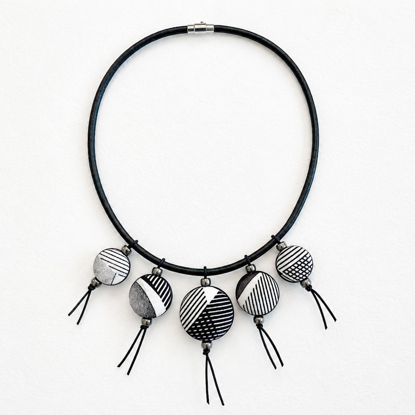 Vintage Italian Silk Reversible Choker