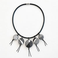 Vintage Italian Silk Reversible Choker