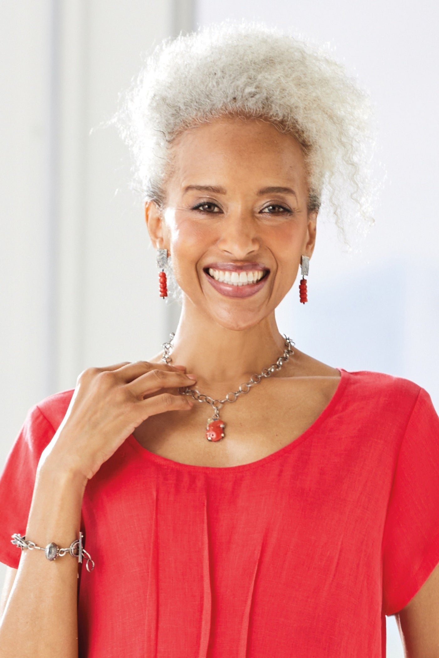 Red Cloud at Sundown Necklace
