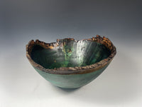 Dyed Natural Edge Ambrosia Maple Bowl