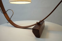 Bent Table Lamp in Walnut
