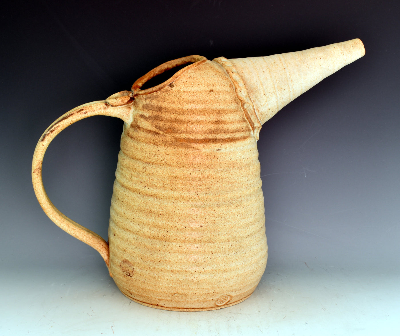 Stoneware Wheel Thrown Pitcher
