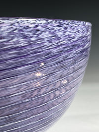 Purple Spiral Bowl