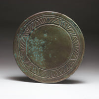 Carved Stoneware Pedestal