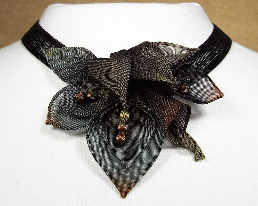 Black with Aqua, Orange and Apple
