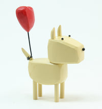 Scottie with Heart Balloon