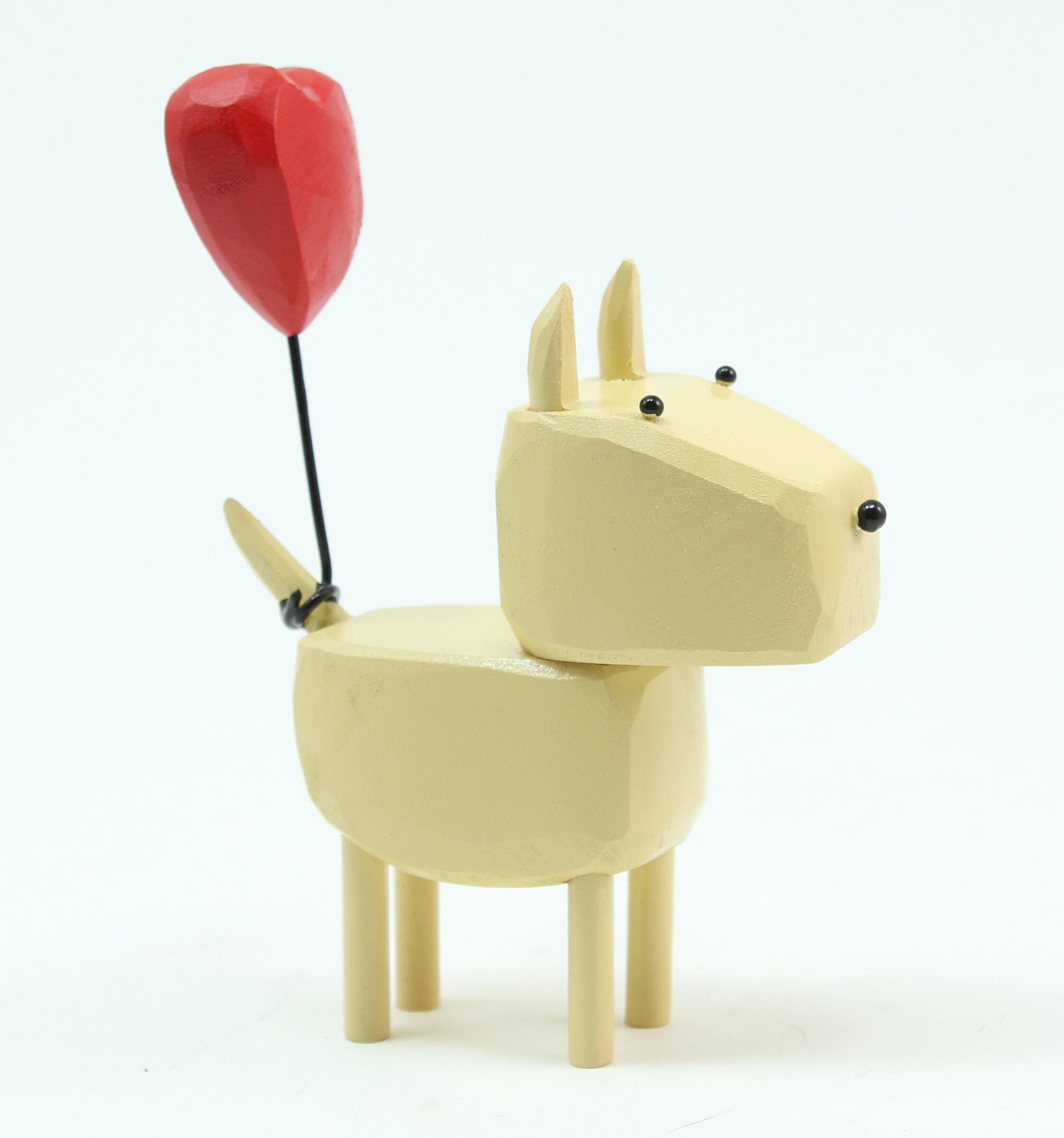 Scottie with Heart Balloon
