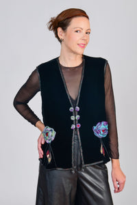 Velvet Roses Vest