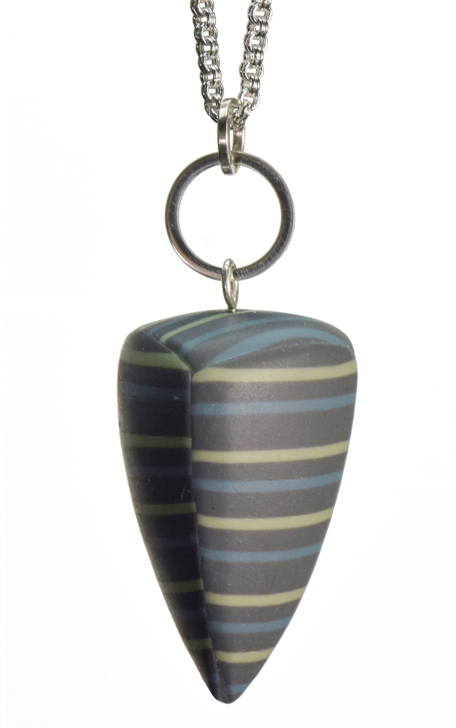 Gray with colored stripes