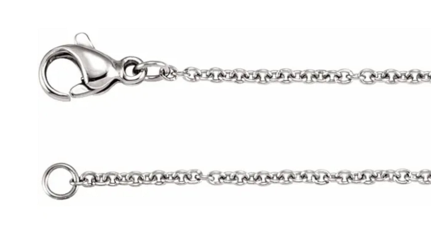 stainless steel chain and clasp