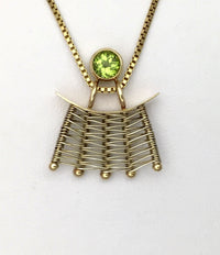 Totem Gold & Peridot Pendant