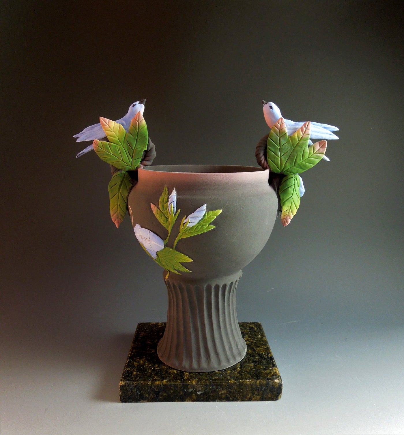 Bluebirds for Happiness Vessel