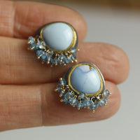 Lavender Turquoise Earrings
