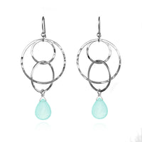 Seafoam Green Chalcedony Drop